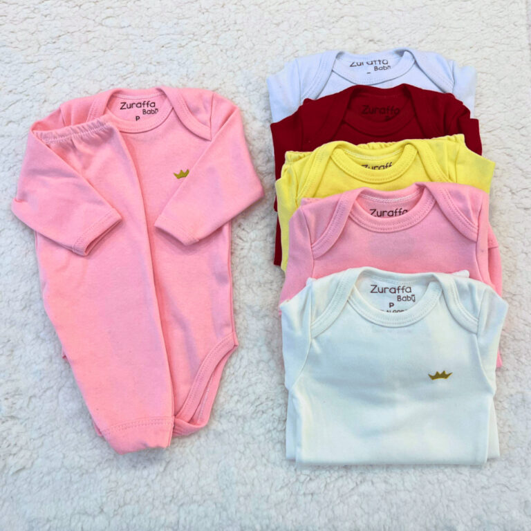 Kit 6 Peças Bebe Conjunto Meia Estação Confort