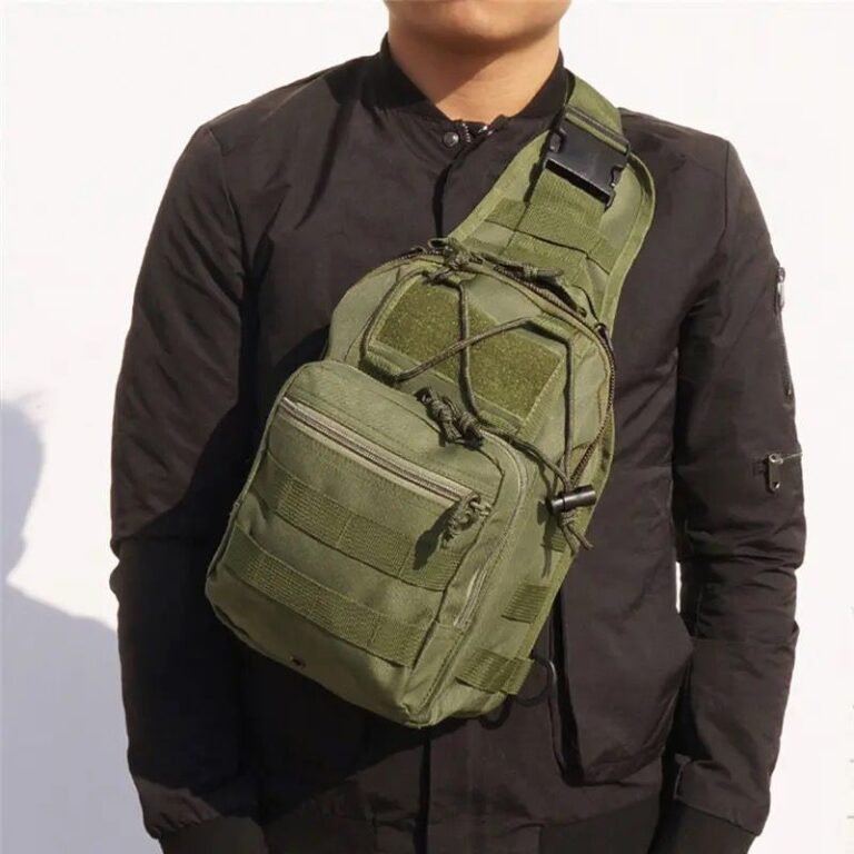 Mochila Bag Transversal Reforçada com Velcro para