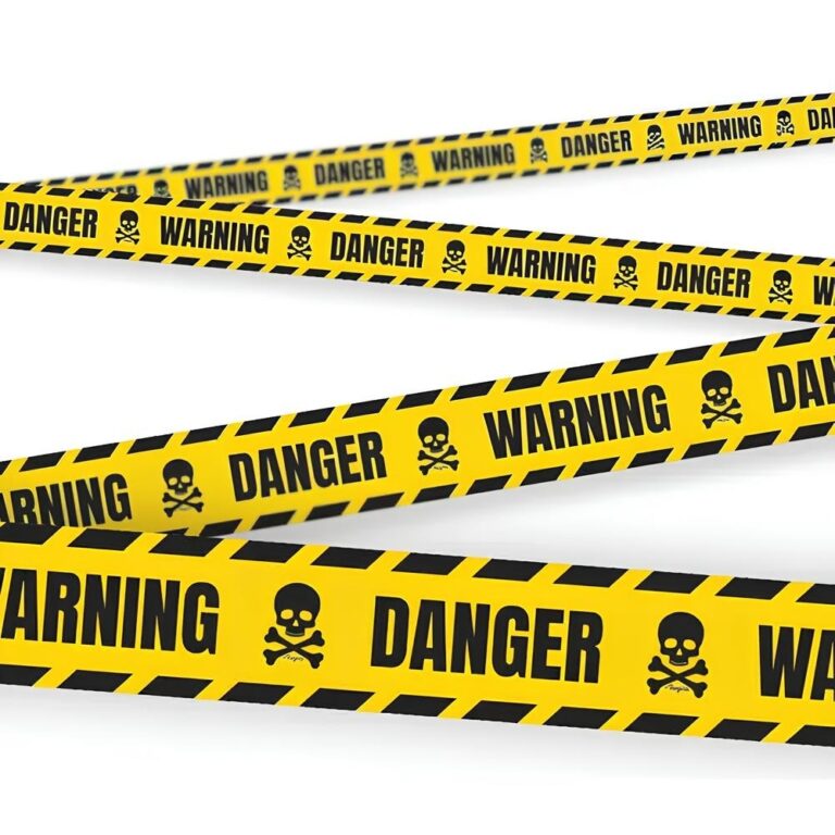 Faixa Decorativa Halloween Danger Warning 6M C/1un