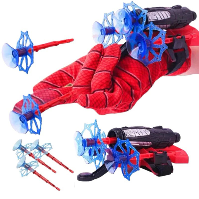 Luva Lança Dardos Homem Aranha Infantil Brinquedo