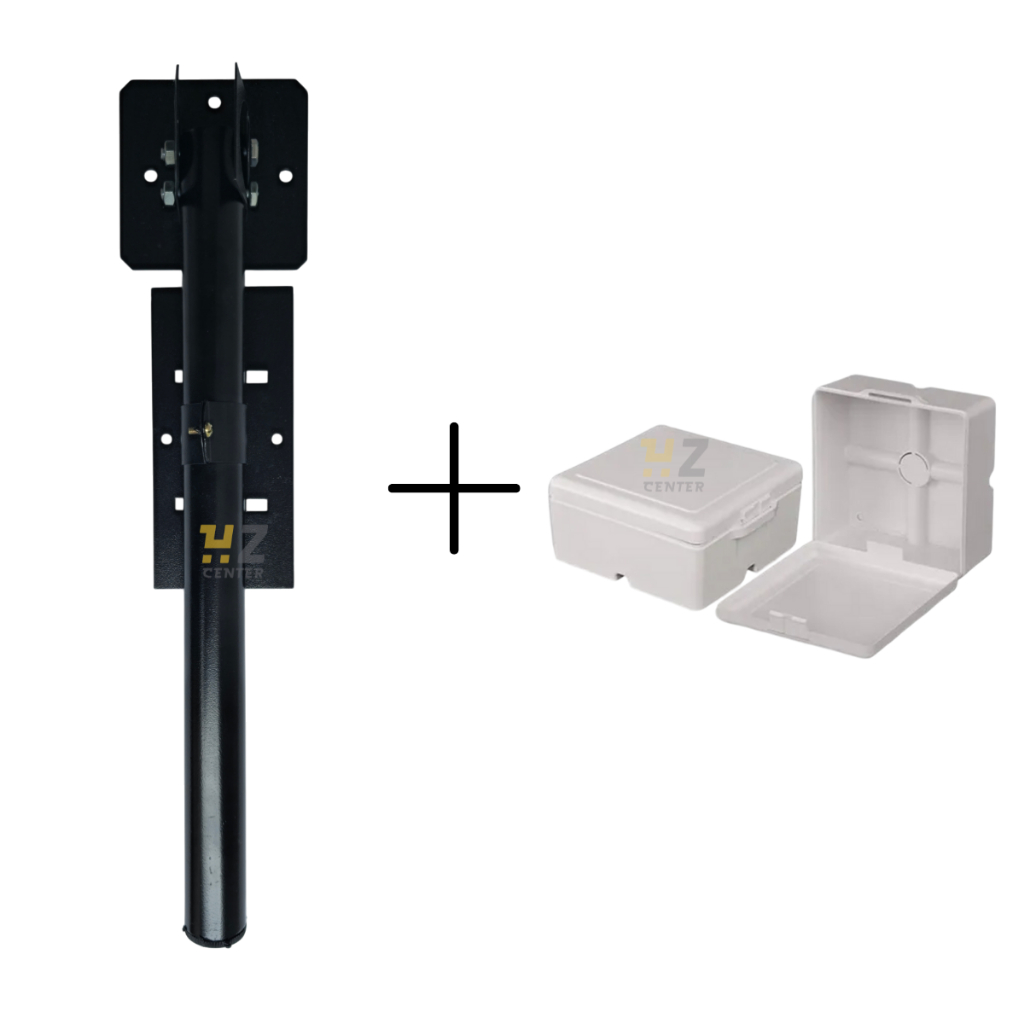 Kit Suporte para Câmeras – Sensor de Barreira 40cm + Caixa De Sobrepor