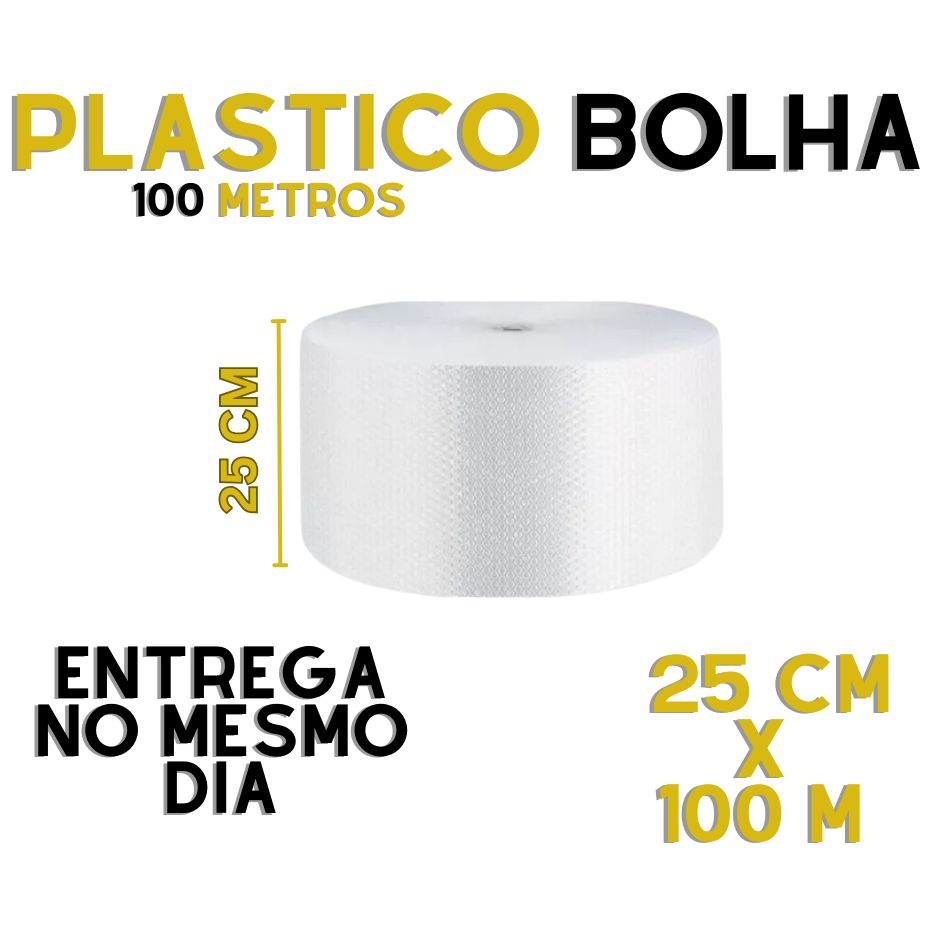 Plástico Bolha 25×100 – ENVIO IMEDIATO –   Proteja o que você ama  -AF