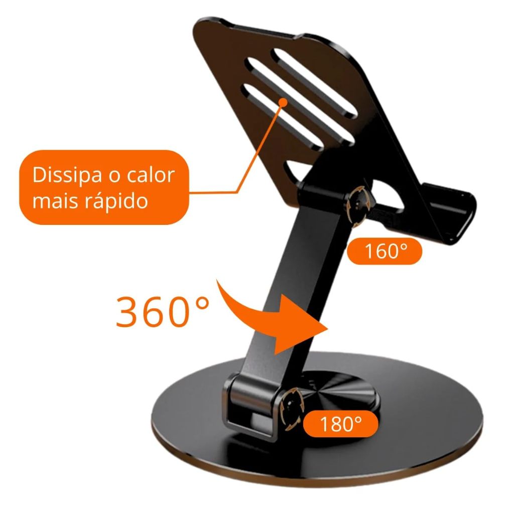 suporte aluminio de mesa