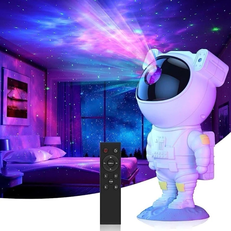 Projetor De Luz Noturna Galaxy Star Galaxia Nebulosa Astronauta Luz Da Noite Quarto