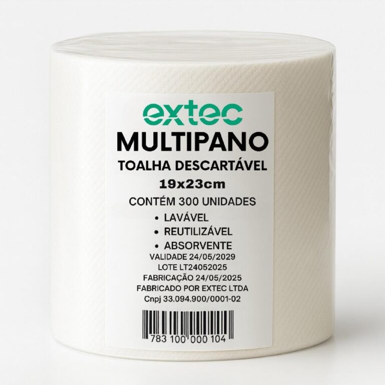 300 un Toalhas Descartaveis rolo 19×23 Multip