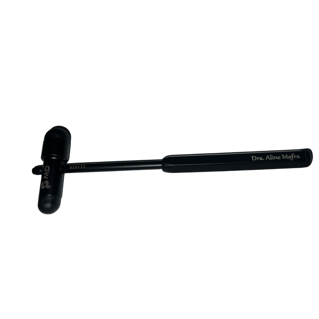 Martelo De Reflexo Buck Preto All Black e Prata Medic