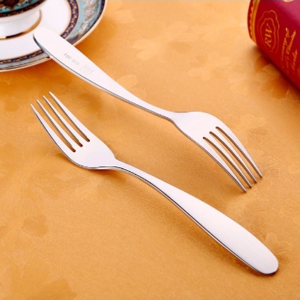 12 Unidade Garfo De Jantar Aço Inox Material Segu