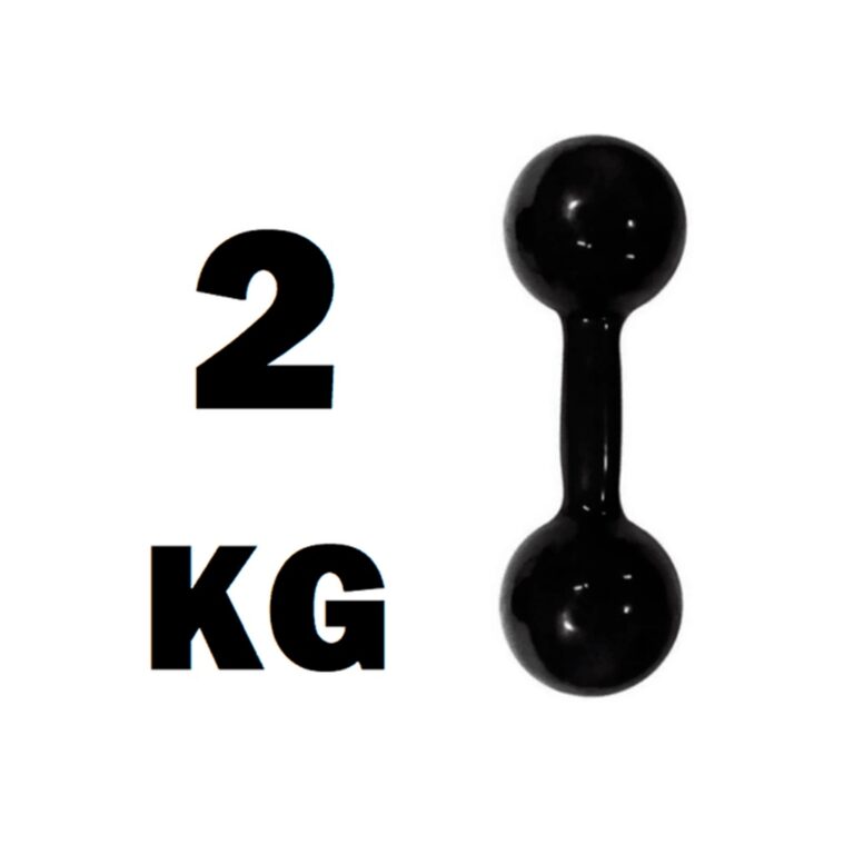 Halter emborrachado 2 kg Profissional Ferro Fundid