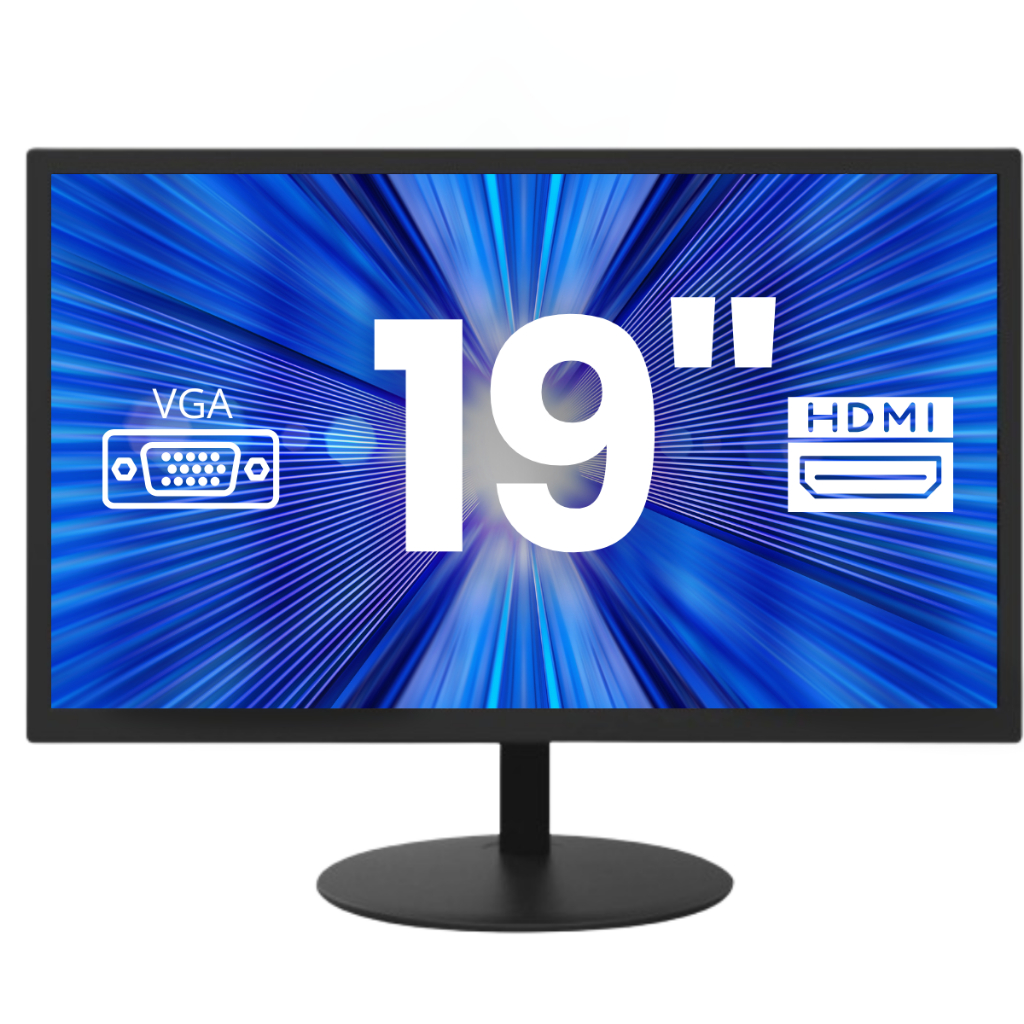 Monitor Led 19 Brazilpc Bpc-19we02-b Preto Widescreen