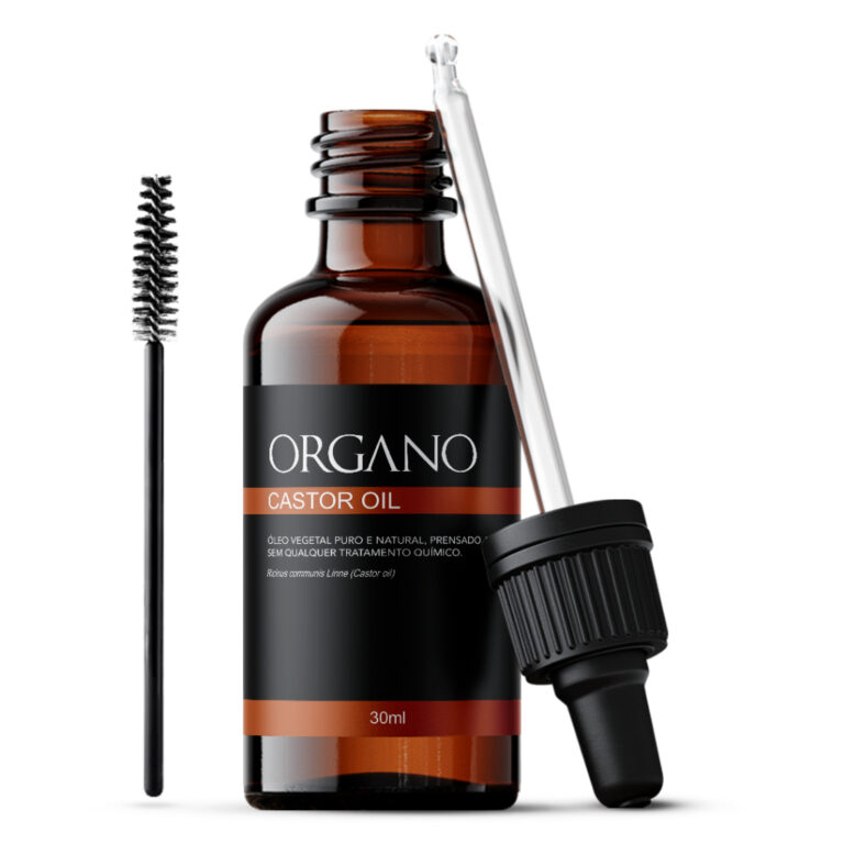 Castor Oil ORGANO (Rícino) Crescimento Cílios E 