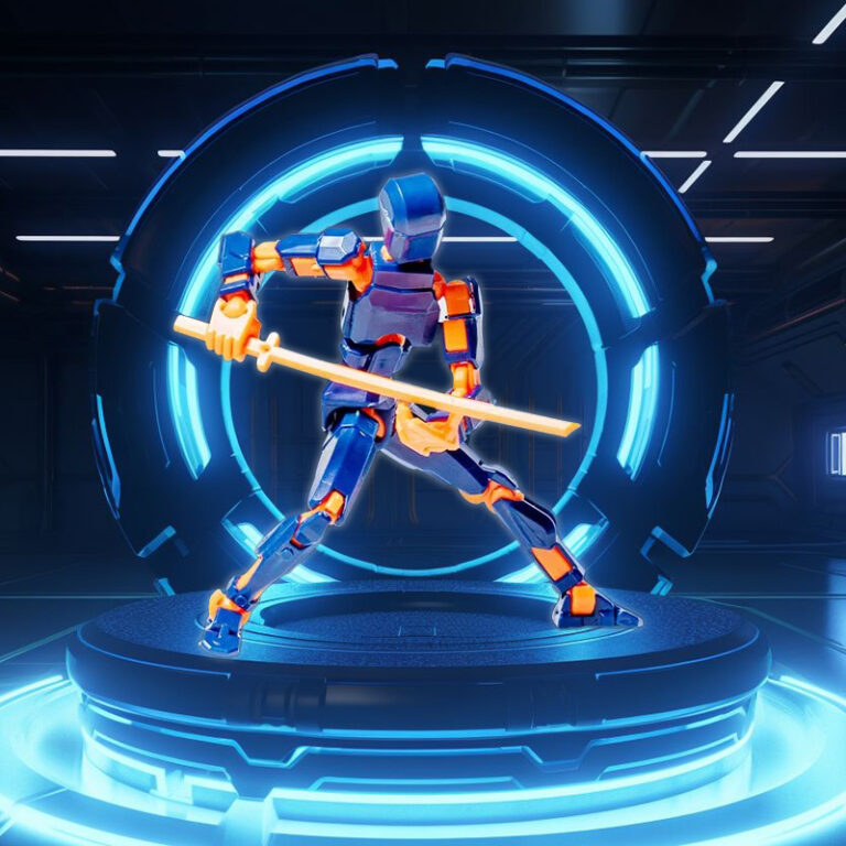 Boneco De Ação Dummy 13 (Brinquedo Impresso) 