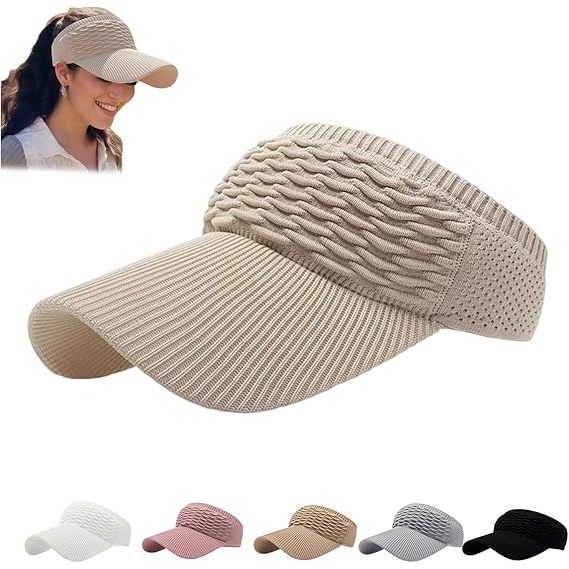 Chapéu/Boné Feminino De Aba Longa Respirável  V