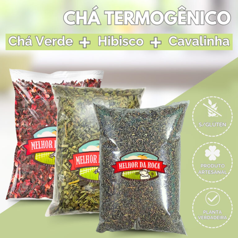 Kit Chá Detox Termogênico e Diurético Hibisco C