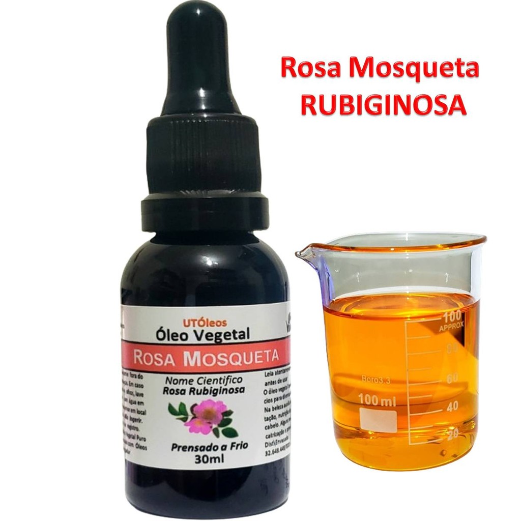 rosa mosqueta 100% puro óleo facial clareador