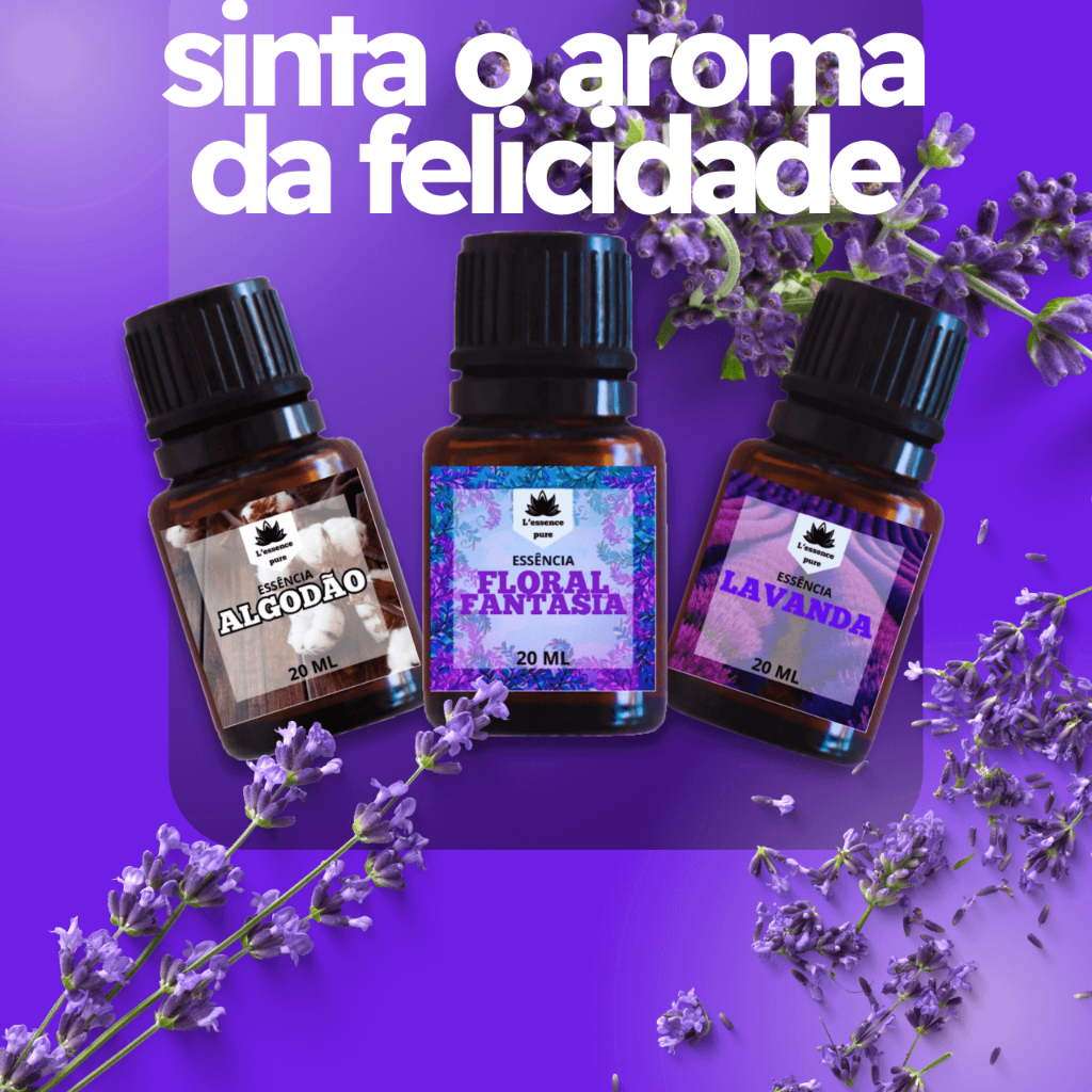 Mais Vendido Kit COM 3 Essências Sortidas Para Umidificador/Difusor | 20ml | Ambiente Perfumado