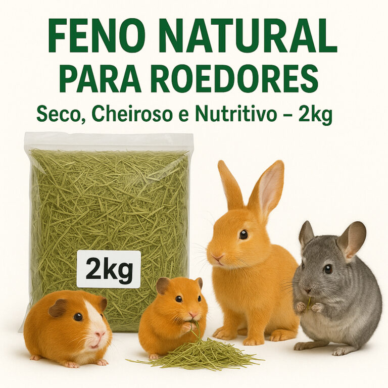 2kg de Feno Premium Nutritivo para Roedores  Diges
