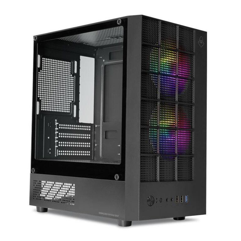 Gabinete Gamer Mancer Grimore, Mini-Tower, Lateral