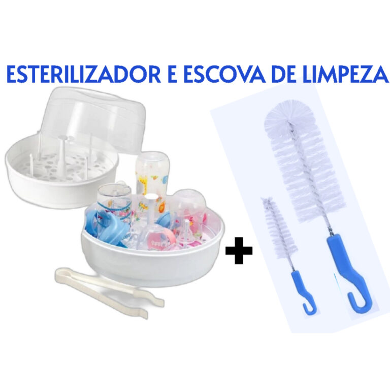 ESTERILIZADOR MAMADEIRAS A VAPOR MICROONDAS + ESCO