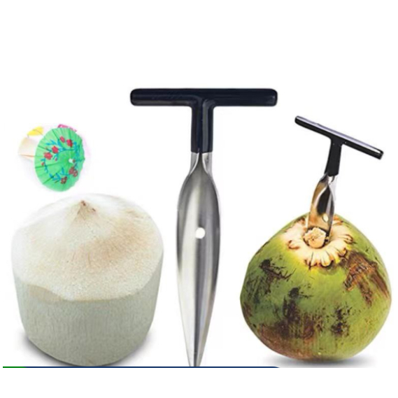 Furador De Coco Abridor Manual Profissional Aço I