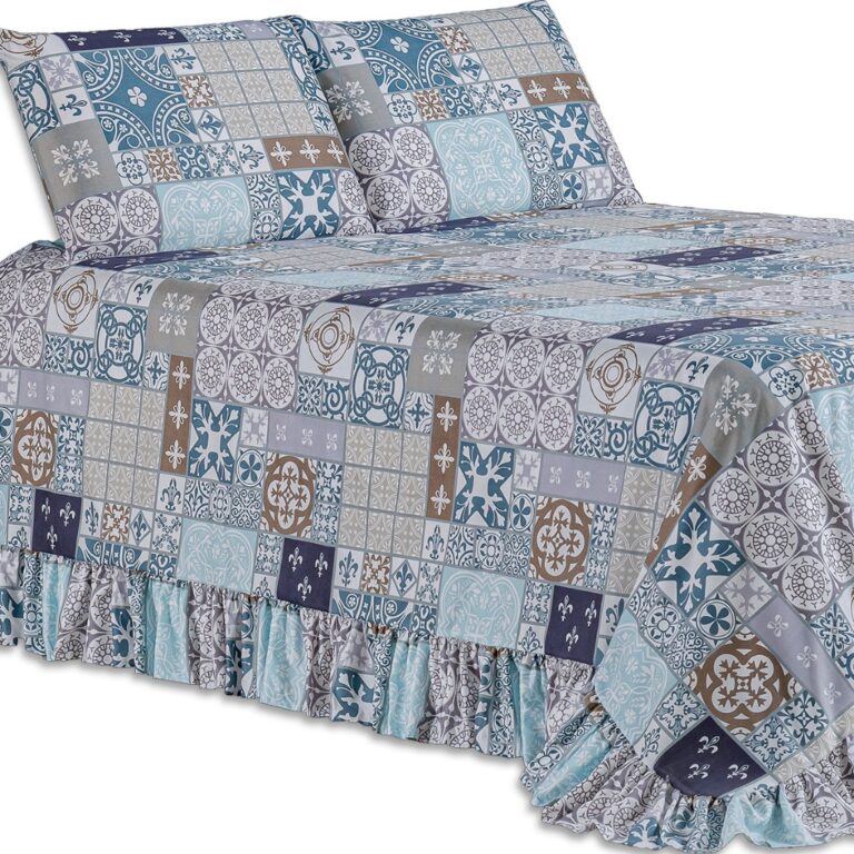 Kit Colcha Cobre Leito Casal Padrão 400 Fios Toqu