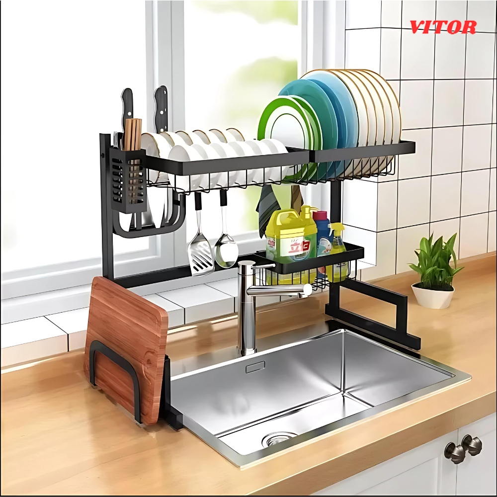 Escorredor Louça de Placas De Aço Inoxidável De Alta Qualidade Cozinha Suspensa Modula VITOR