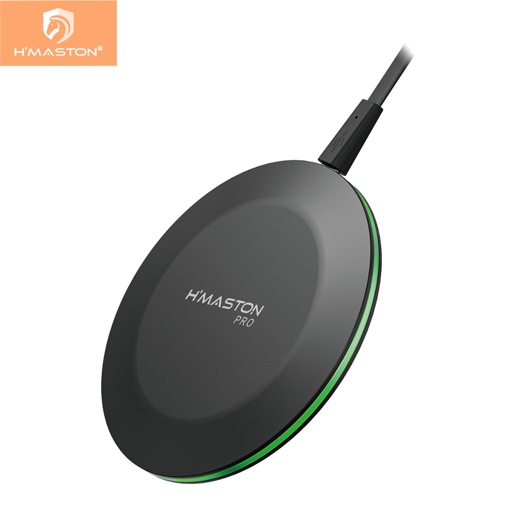Hmaston YS-28 Carregador Turbo Wireless Qi 20w Sem Fio Indução Para Celular Rápido LED