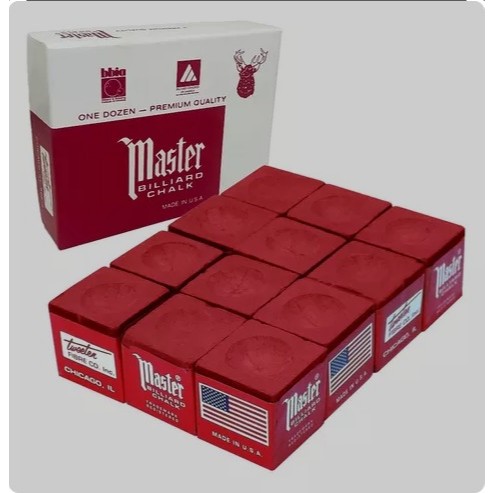 Giz Master Originais Para Bilhar / Sinuca / Snooke