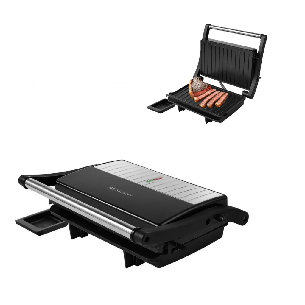 GRILL E SANDUICHEIRA 2 em 1  ELETRICO BE.SMART 127V BSGR100