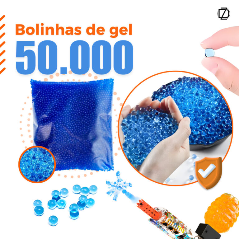 Kit 5 a 100 MIL Bolinhas De Gel para Arminha Orbee