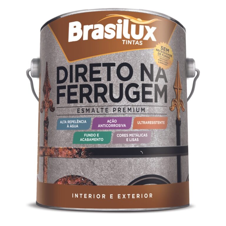 Tinta Esmalte Direto na Ferrugem 900ml Brasilux V