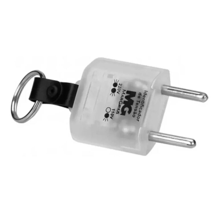 Chaveiro Identificador Teste De Voltagem Tomada Ma