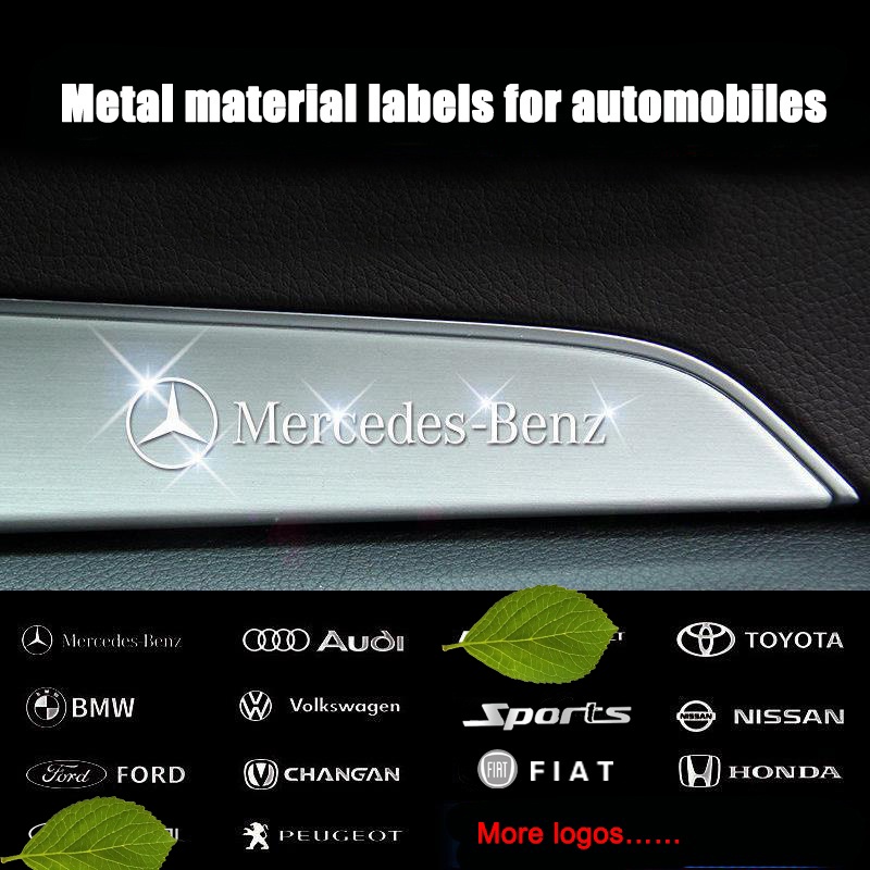 Decoração Do Logotipo 3D metal Carro E Maçaneta Criativa Da Porta,Espelho Retrovisor,interior Carroc