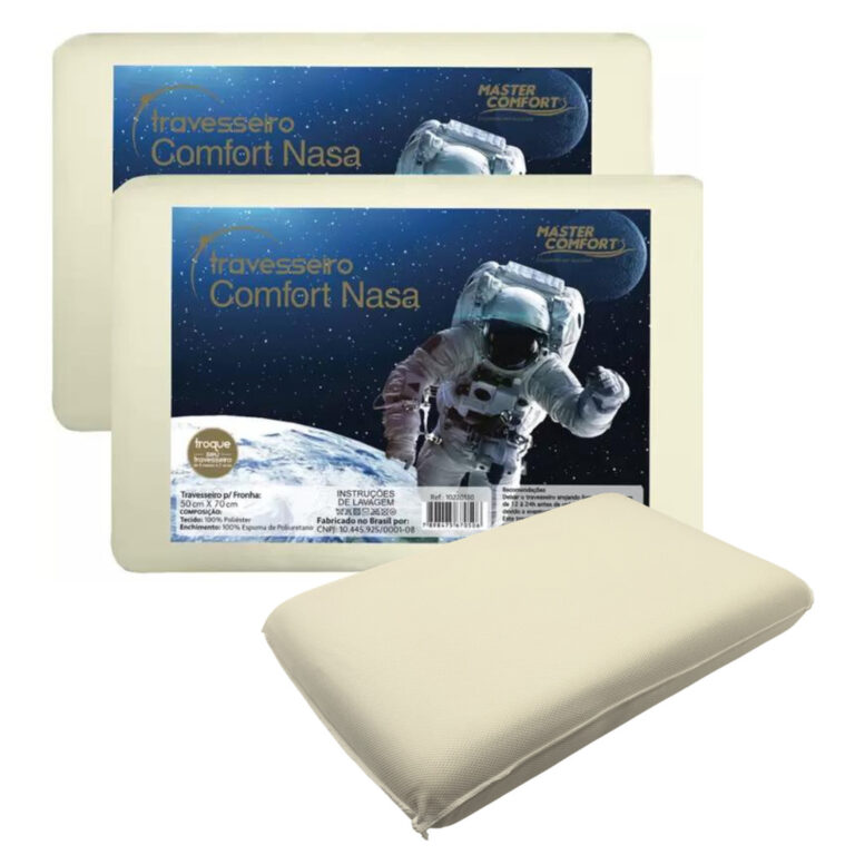 Kit 2 Travesseiros Viscoelástico Master Comfort N