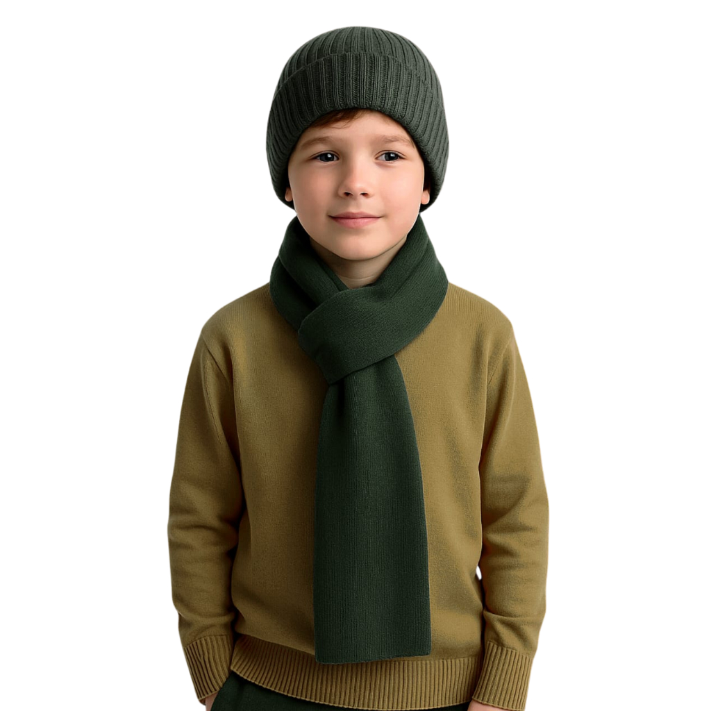 Cachecol Infantil Juvenil Masculino Tricô Tricot Leve Quentinho