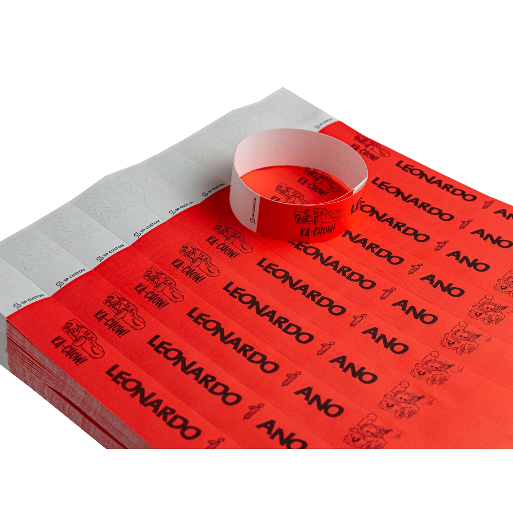 200 Pulseiras PERSONALIZADAS para Aniversário Bar Formatura Igrejas Eventos Tardezinha Resistentes