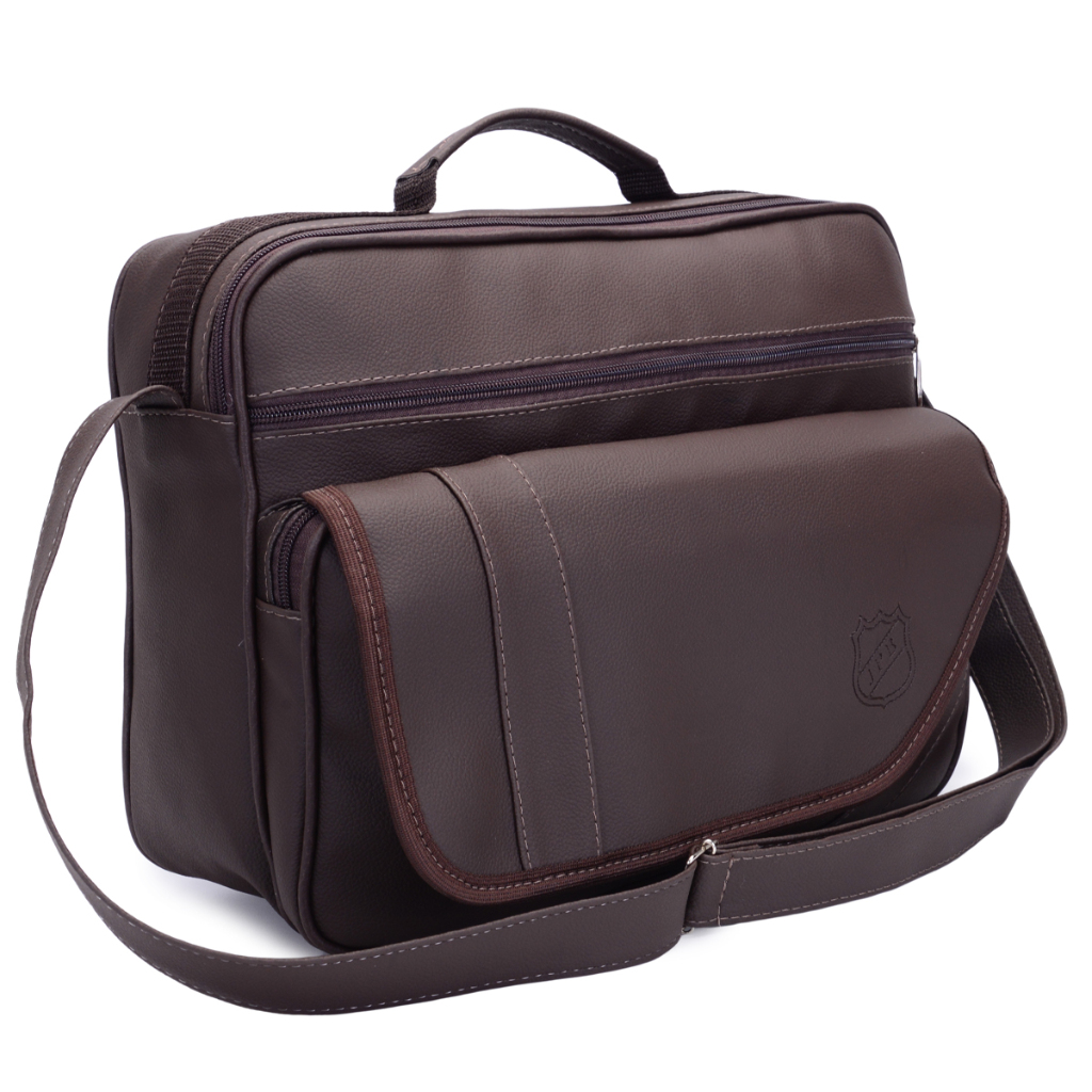 Pasta Executiva Bolsa Transversal Masculina Pasta p/ Notebook 14 Poleg. Maleta Social Pasta Carteiro
