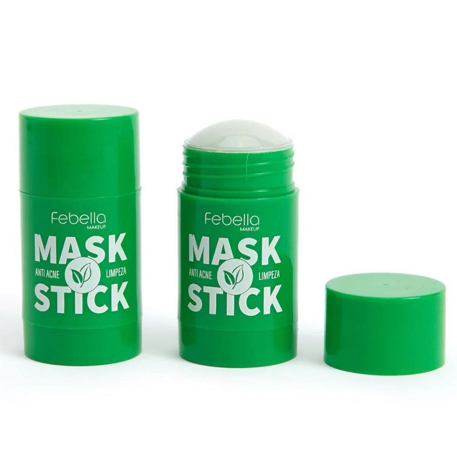 Máscara Chá Verde Remover de Cravos Anti-Acne Hidratante Beleza Pele Facial Clean Face Clareador Mas