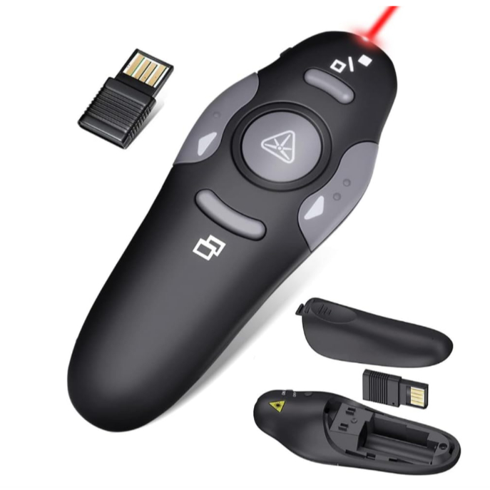 Controle Sem Fio Apresentador Projetor Troca pági