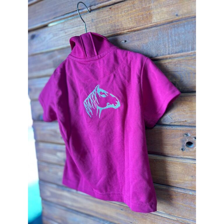 Polo infantil Cavalo Crioulo gaucha pilcha unissex