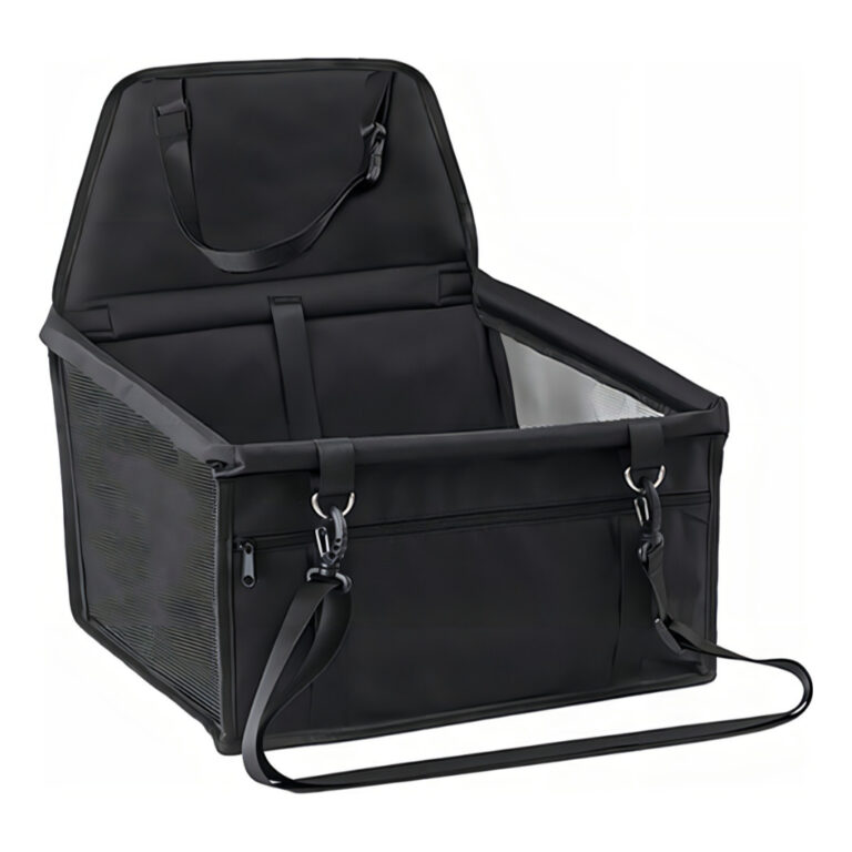 Cadeiria Transporte. AZUL PRETA  . Luxo Pet P/ Car