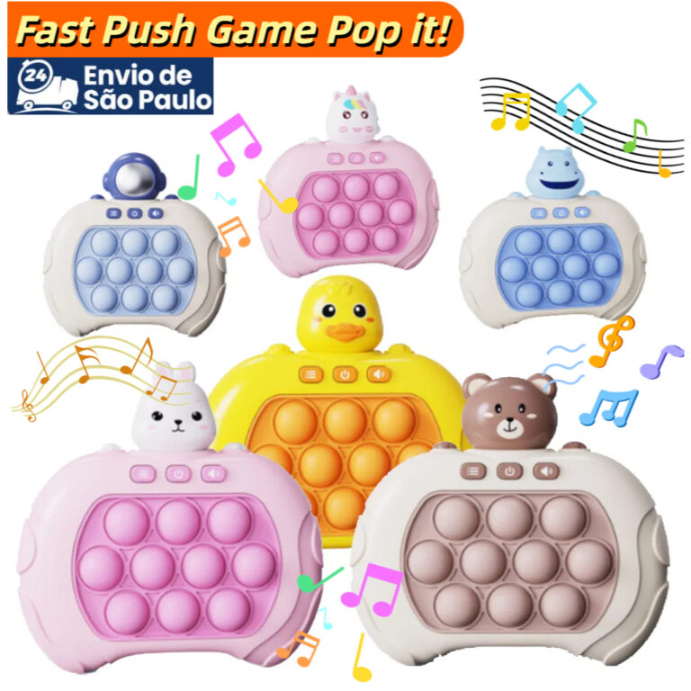 Fast Push Game Pop it Brinquedo Bubble Máquina Se