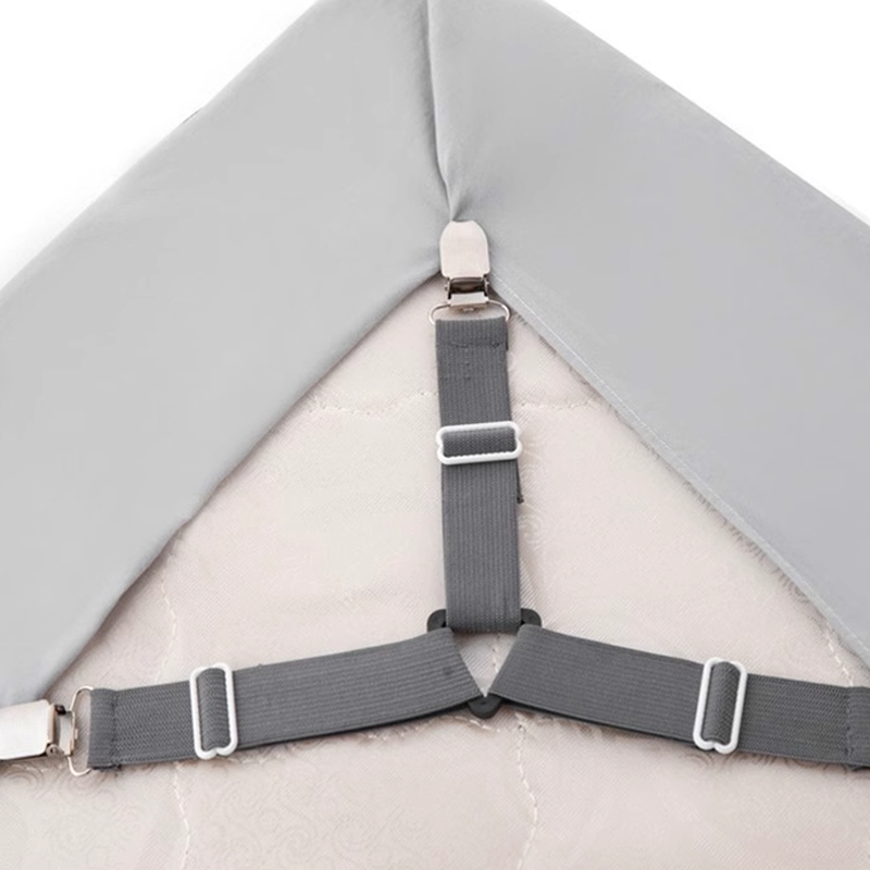 4Pcs/lot Fixadores de Lençóis Ajustáveis para Capa de Colchão e Organizador Doméstico