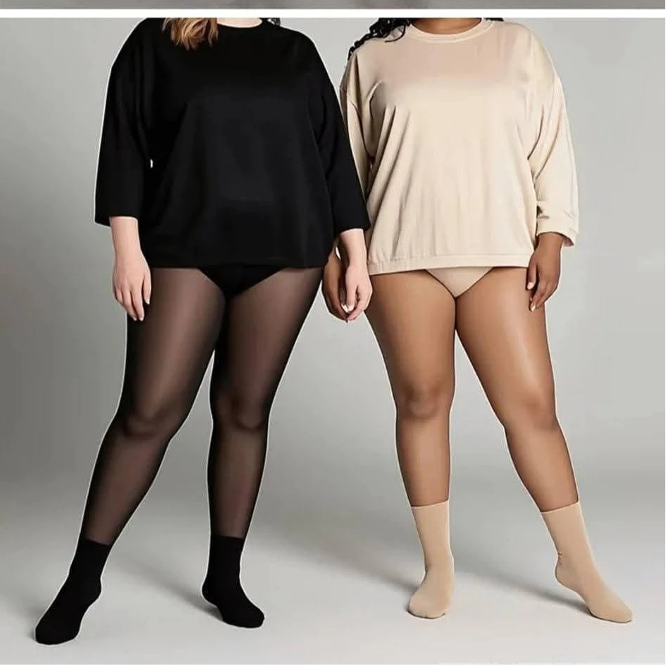 Meia Calça Plus Size Fio 70 Modeladora Anticelulite | Não Marca | Conforto Máximo 42-54