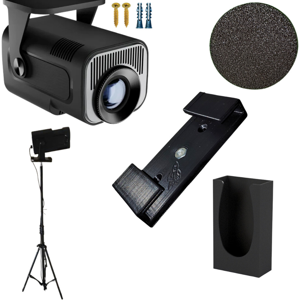 Kit Completo Suporte para Projetor HY320 Mini – Acessórios
