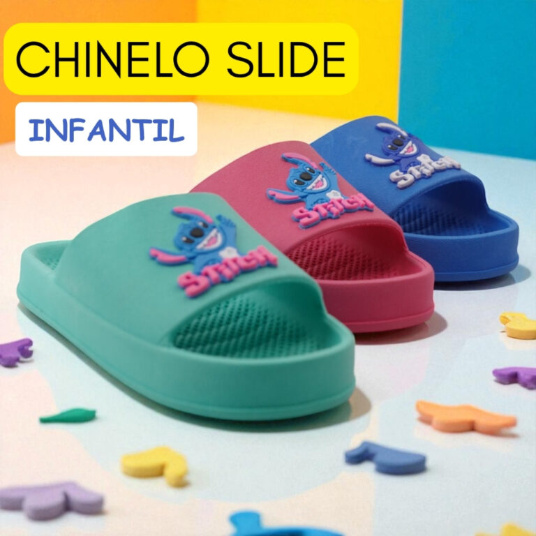 Sandália Infantil Stitch Slide Nuvem Super Confor