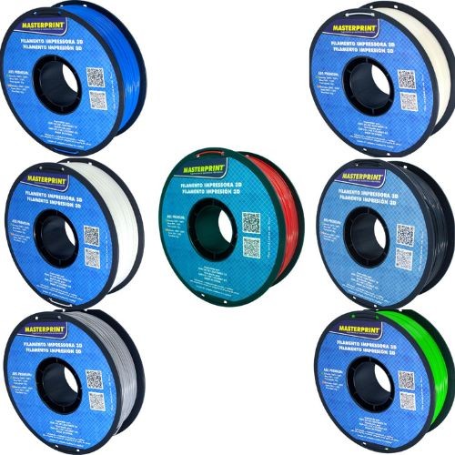 Filamento ABS Premium Masterprint 1Kg 1.75mm Impre