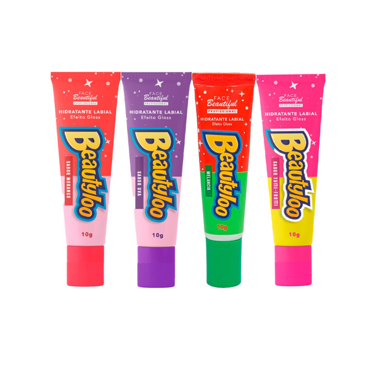 Kit Hidratante Labial Efeito Gloss Beautyloo Face 