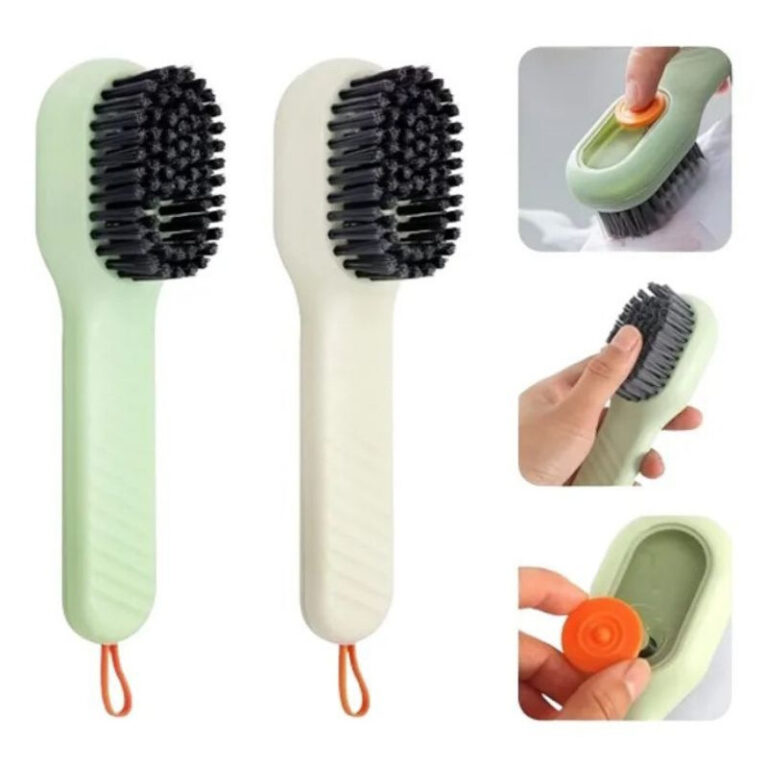 Escova Limpa Sapato Tenis Boné Roupa com Dispense