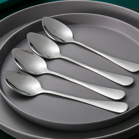 12 Unidade Colher De Delicado Aço Inox Restaurant