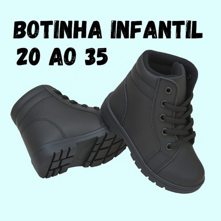 Botinha Infantil Menina e menino bebê Coturno pre